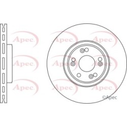 Brake Disc APEC DSK2614 OE Ref 8200177023