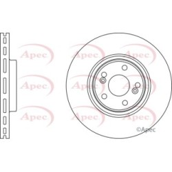 Brake Disc APEC DSK2615 OE Ref 8200019581 APEC