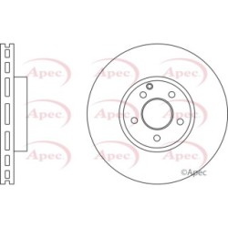 Brake Disc APEC DSK2617 OE Ref A0004211212