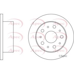 Brake Disc APEC DSK2625 OE Ref 424939
