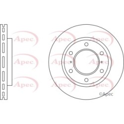 Brake Disc APEC DSK2627 OE Ref MN102276