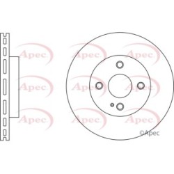 Brake Disc APEC DSK2630 OE Ref DF7133251