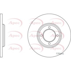 Brake Disc APEC DSK264 OE Ref 1494123