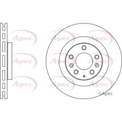 Brake Disc APEC DSK2643 OE Ref EH143325X