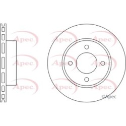 Brake Disc APEC DSK2648 OE Ref 1613342