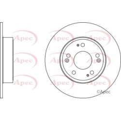 Brake Disc APEC DSK2651 OE Ref 42510TA0A01