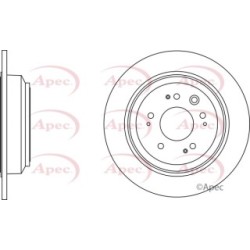 Brake Disc APEC DSK2652 OE Ref 42510TL0G50