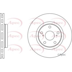 Brake Disc APEC DSK2654 OE Ref 4351202210