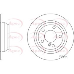 Brake Disc APEC DSK2658 OE Ref A2304230712