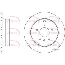 Brake Disc APEC DSK2661 OE Ref 20968395