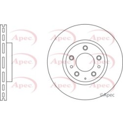 Brake Disc APEC DSK2665 OE Ref G33Y3325X