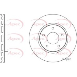Brake Disc APEC DSK2666 OE Ref MN116329