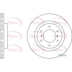 Brake Disc APEC DSK2668 OE Ref 4615A038