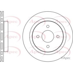 Brake Disc APEC DSK2671 OE Ref 5024175