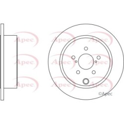 Brake Disc APEC DSK2673 OE Ref 26700FG000