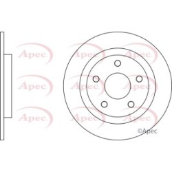 Brake Disc APEC DSK2687 OE Ref 4721996AA