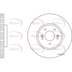 Brake Disc APEC DSK2693 OE Ref 517122B700