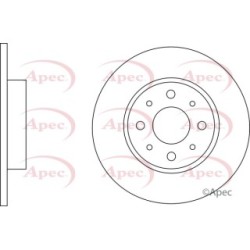 Brake Disc APEC DSK2695 OE Ref 51813705