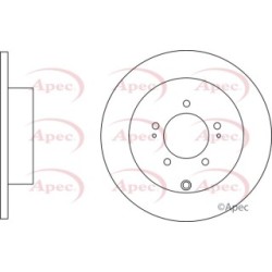 Brake Disc APEC DSK2697 OE Ref 424961