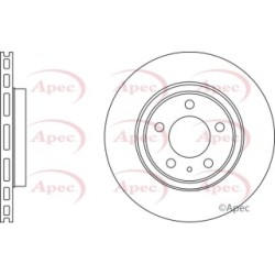 Brake Disc APEC DSK2700 OE Ref 569062