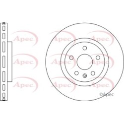 Brake Disc APEC DSK2701 OE Ref 13502215