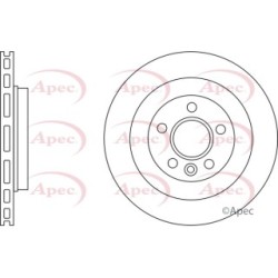 Brake Disc APEC DSK2702 OE Ref 31410569