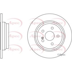 Brake Disc APEC DSK2703 OE Ref 2214231112