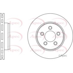 Brake Disc APEC DSK2706 OE Ref 52109938AB