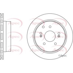 Brake Disc APEC DSK2710 OE Ref 4840121000