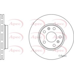 Brake Disc APEC DSK2713 OE Ref 4154200701