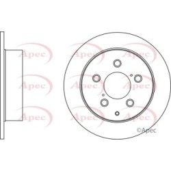 Brake Disc APEC DSK2716 OE Ref 4243105050