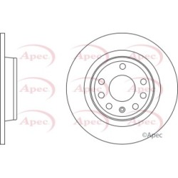 Brake Disc APEC DSK2717 OE Ref 93184247