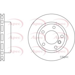 Brake Disc APEC DSK2720 OE Ref 34216855003