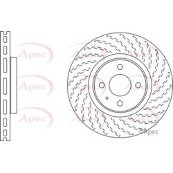 Brake Disc APEC DSK2727 OE Ref B117J0028F