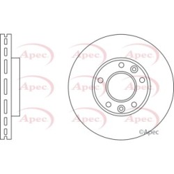 Brake Disc APEC DSK2730 OE Ref 0K58B33251