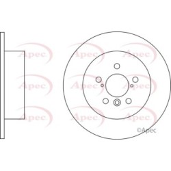 Brake Disc APEC DSK2731 OE Ref 4243133140