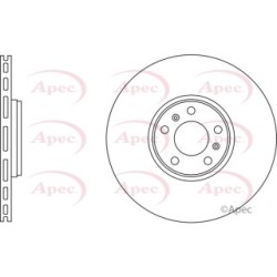 Brake Disc APEC DSK2734 OE Ref 3D0615601C