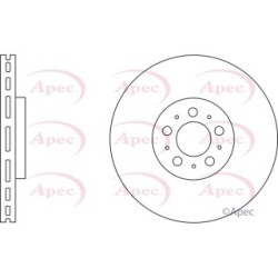 Brake Disc APEC DSK2736 OE Ref 8672112 APEC