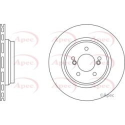 Brake Disc APEC DSK2739 OE Ref 34212229379