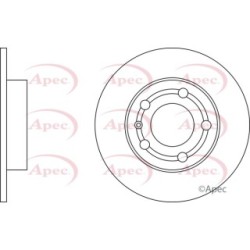Brake Disc APEC DSK274 OE Ref 1J0615601C