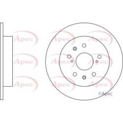 Brake Disc APEC DSK2742 OE Ref 5561180J10