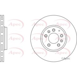 Brake Disc APEC DSK2747 OE Ref G31Y3325XB