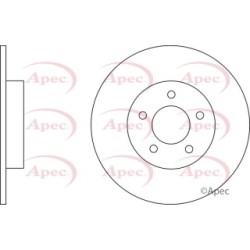 Brake Disc APEC DSK2752 OE Ref C26Y26251A