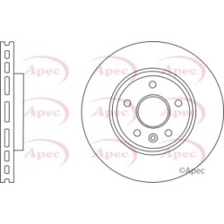 Brake Disc APEC DSK2753 OE Ref 13502044