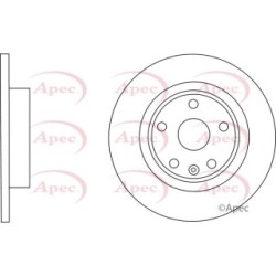Brake Disc APEC DSK2755 OE Ref 13502134