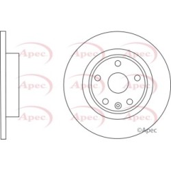 Brake Disc APEC DSK2756 OE Ref 13502137