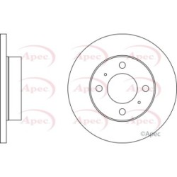 Brake Disc APEC DSK276 OE Ref MB699281