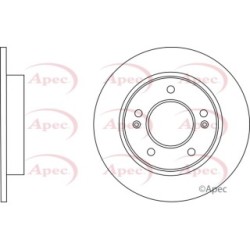 Brake Disc APEC DSK2765 OE Ref 584111P300