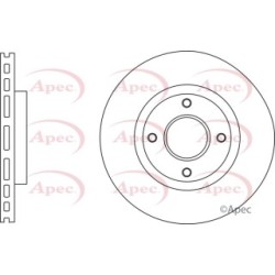 Brake Disc APEC DSK2771 OE Ref 40206ET01C