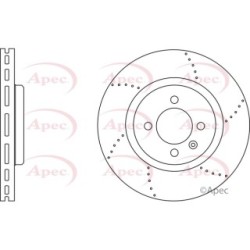 Brake Disc APEC DSK2777 OE Ref B117J0031F